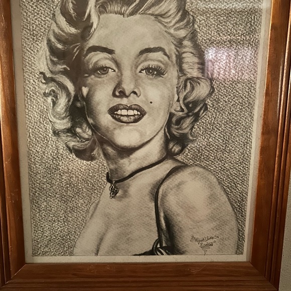 John Wayne portrait completely hand drawn - Picture 3 of 4